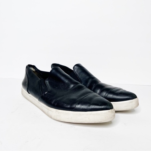 Vince Shoes - Vince Black Leather Pointed Loafer Sneakers Flats Size 39.5 9.5 Women’s